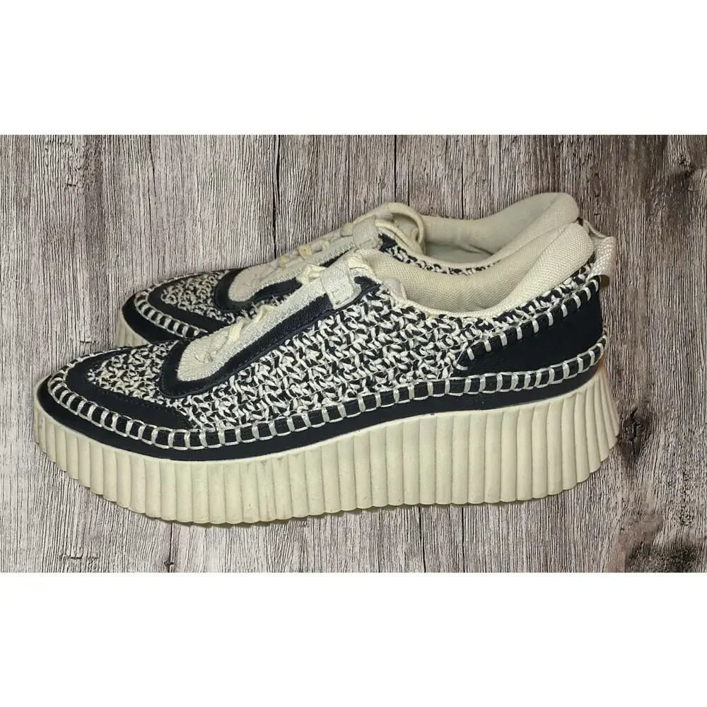 Dolce Vita black and white women’s sneaker.‎ Size 8.5